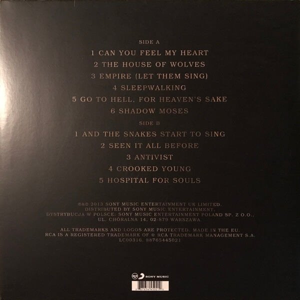 BRING ME THE HORIZON - SEMPITERNAL  (2013) - LP ALTERNATIVE METAL , METALCORE SIFIR PLAK