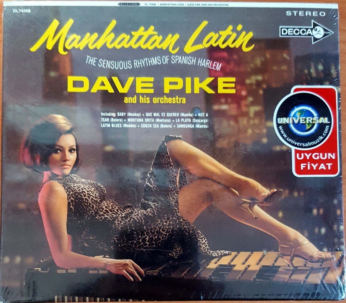 DAVE PIKE AND HIS ORCHESTRA - MANHATTAN LATIN (2004) VERVE RECORDS CD SIFIR