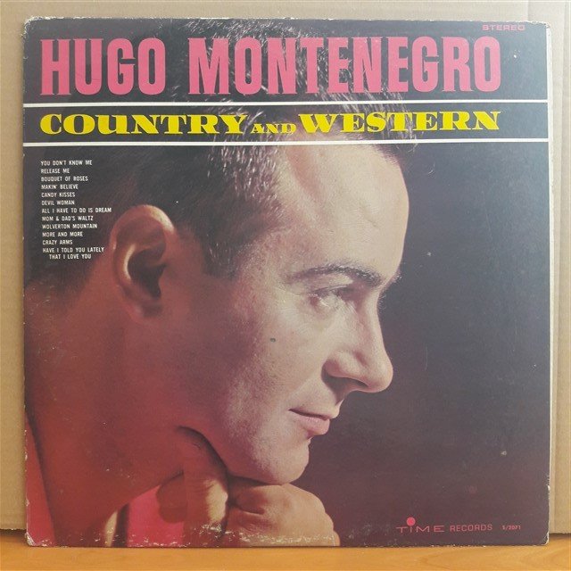 HUGO MONTENEGRO - COUNTRY AND WESTERN - LP 2.EL PLAK