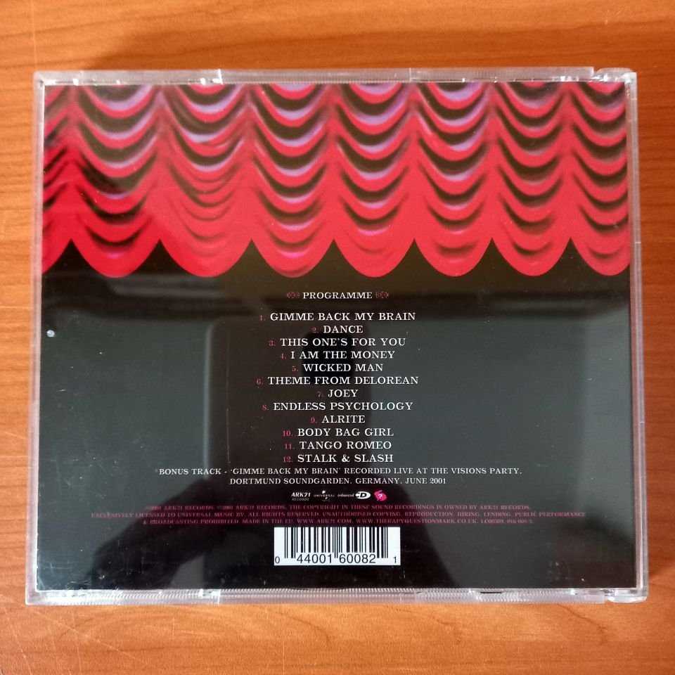 THERAPY? – SHAMELESS (2001) - CD 2.EL
