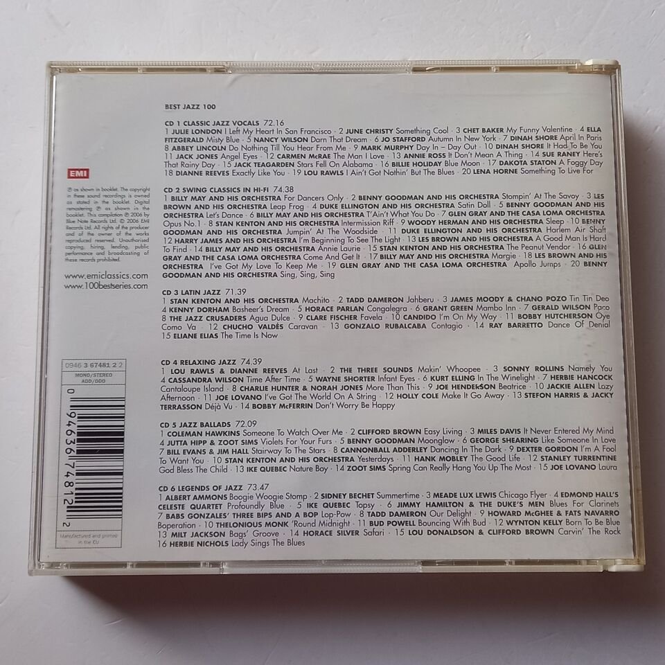 BEST JAZZ 100 (2006) - 6CD 2.EL