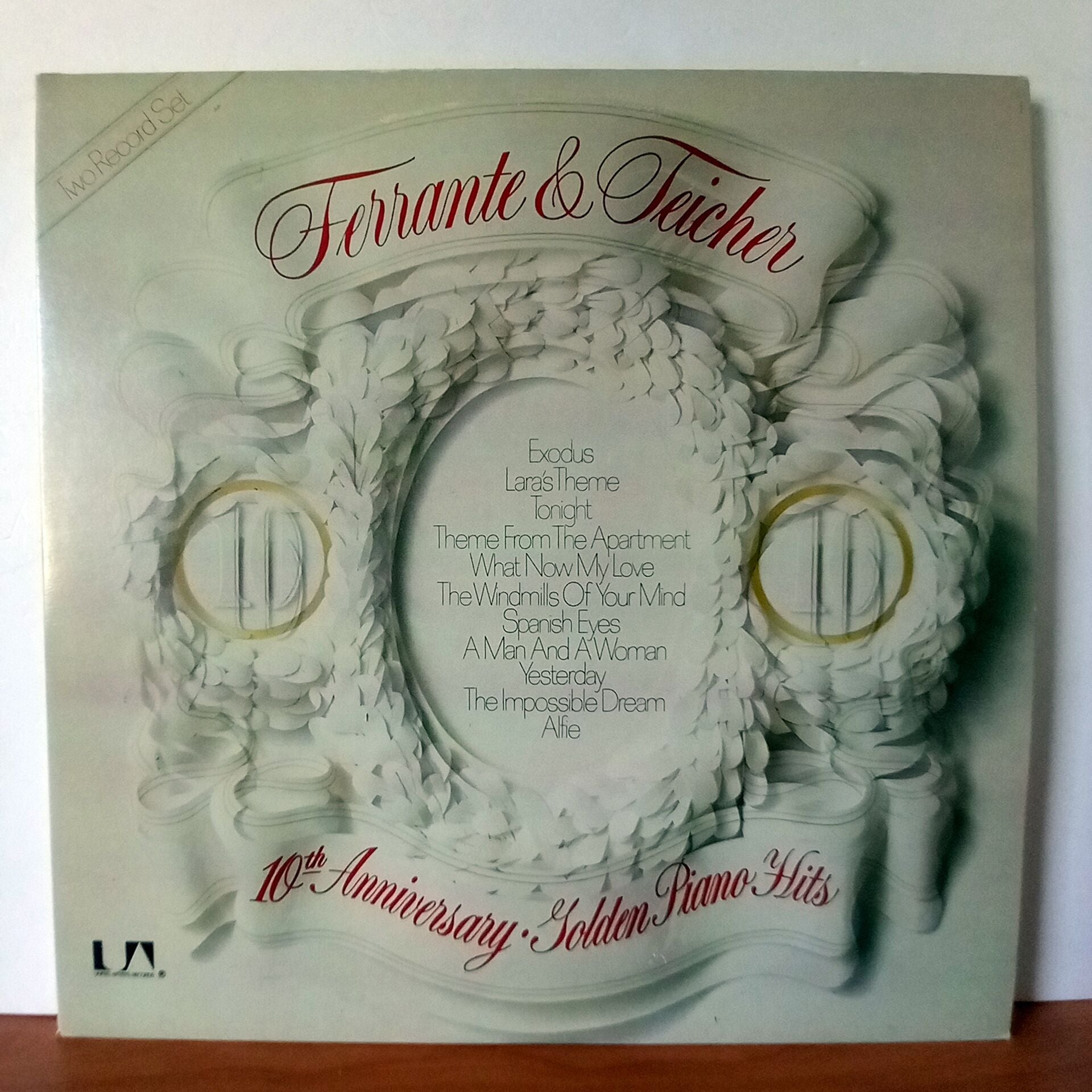 FERRANTE & TEICHER – 10TH ANNIVERSARY OF GOLDEN PIANO HITS (1969) - 2LP 2.EL PLAK