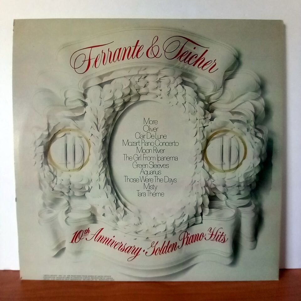 FERRANTE & TEICHER – 10TH ANNIVERSARY OF GOLDEN PIANO HITS (1969) - 2LP 2.EL PLAK