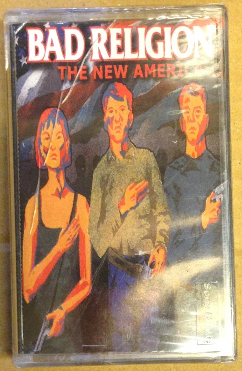 BAD RELIGION THE NEW AMERICA CASSETTE MADE IN TURKEY ''NEW''