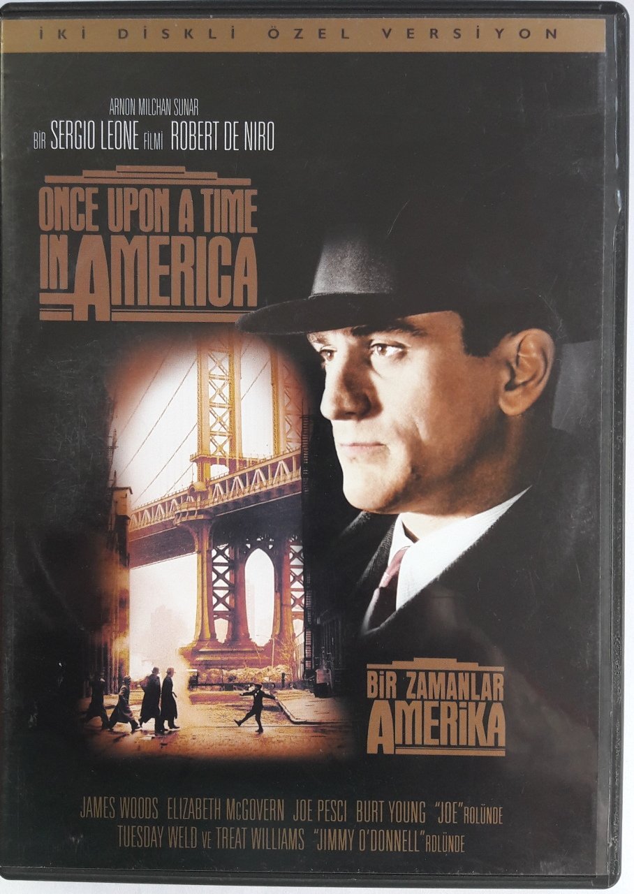 BİR ZAMANLAR AMERİKA - ONCE UPON A TIME IN AMERICA - ROBERT DE NIRO - JOE PESCI - SERGIO LEONE - 2DVD 2.EL