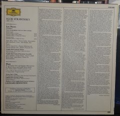 STRAVINSKY: LES NOCES, MASS, LEONARD BERNSTEIN (1977) - PLAK 2.EL