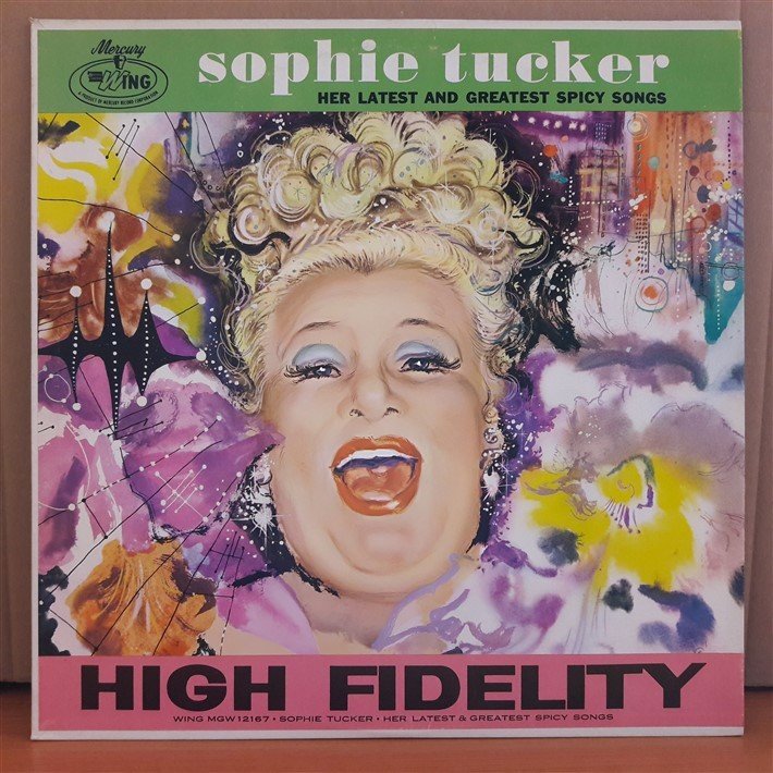 SOPHIE TUCKER - HER LATEST AND GREATEST SPICY SONGS - LP 2.EL PLAK
