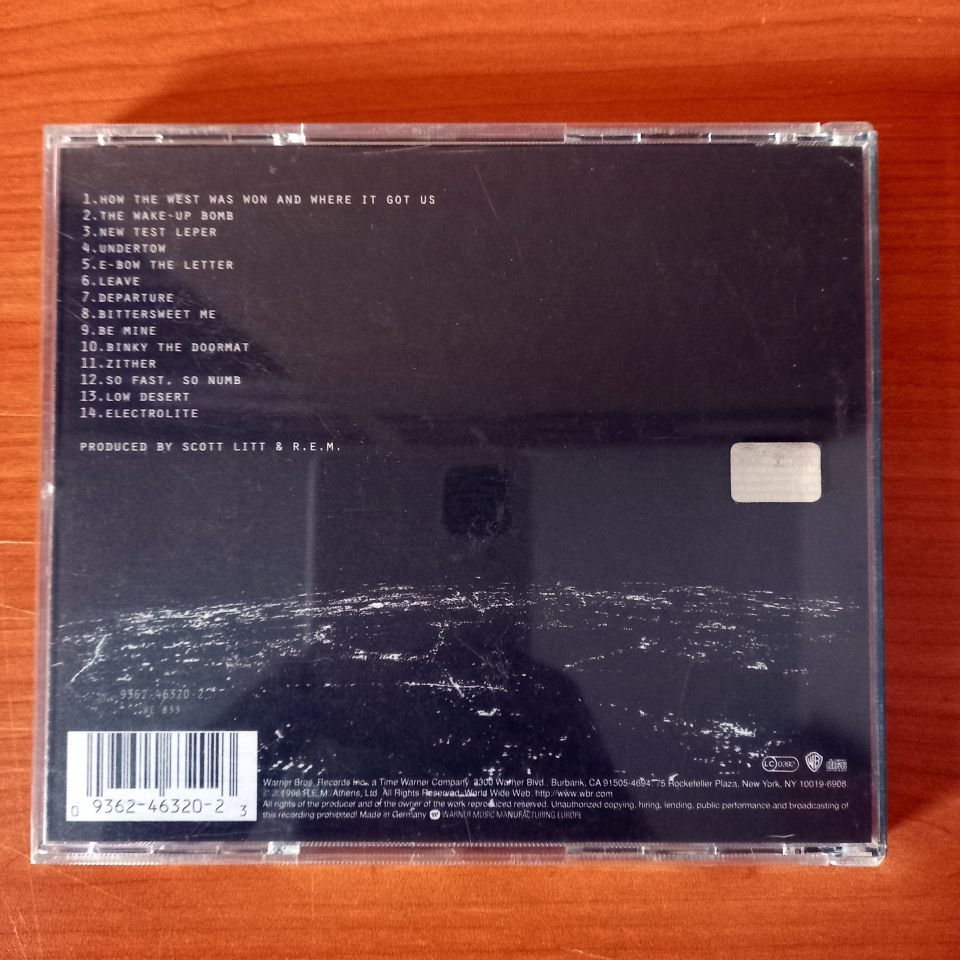 R.E.M. – NEW ADVENTURES IN HI-FI (1996) - CD 2.EL