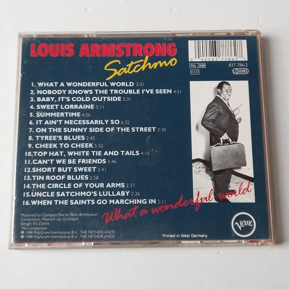 LOUIS ARMSTRONG - SATCHMO WHAT A WONDERFUL WORLD (1988) - CD 2.EL