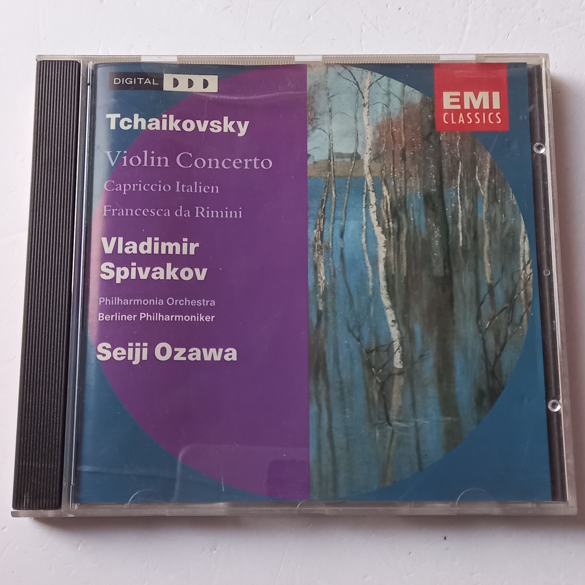 TCHAIKOVSKY: VIOLIN CONCERTO  - VLADIMIR SPIVAKOV, PHILHARMONIA ORCHESTRA, BERLINER PHILHARMONIKER, SEIJI OZAWA (2006) - CD 2.EL