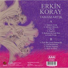 ERKİN KORAY - TAMAM ARTIK (1990) - LP 180GR RENKLİ 2021 BASIM SIFIR PLAK
