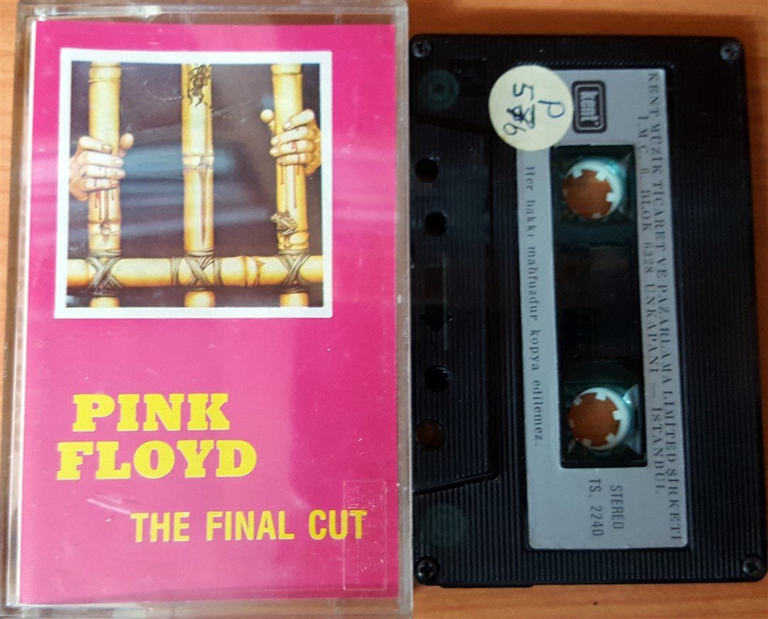PINK FLOYD - THE FINAL CUT CASSETTE MADE IN TURKEY ''USED'' PAPER LABEL