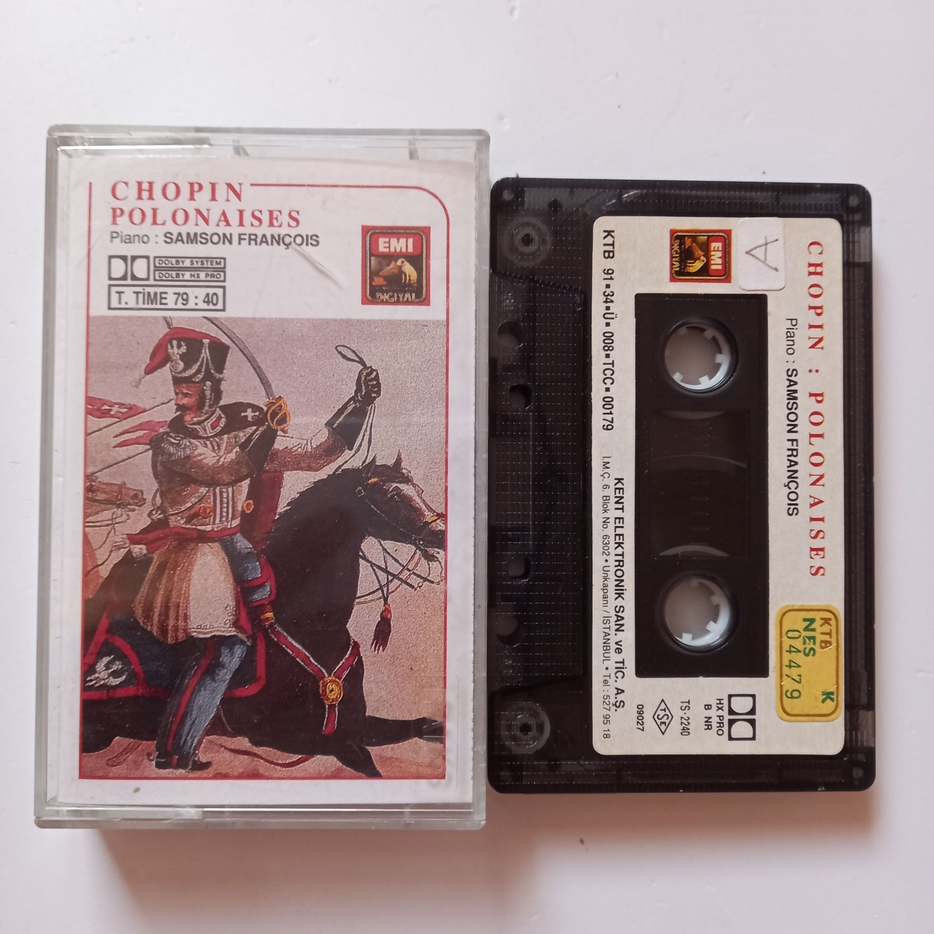 CHOPIN: POLONAISES / PIANO: SAMSON FRANÇOIS (1991) - KASET 2.EL