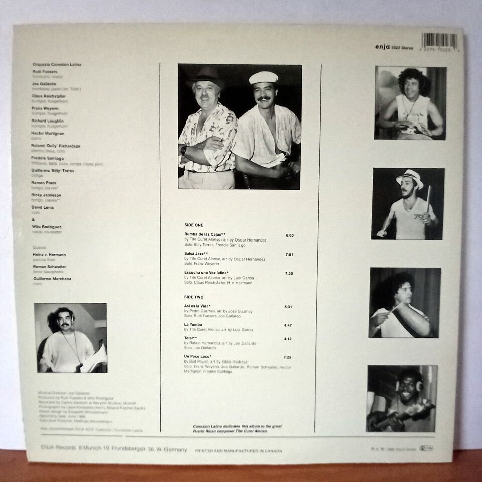 ORQUESTA CONEXION LATINA – UN POCO LOCO (1986) - LP 2.EL PLAK