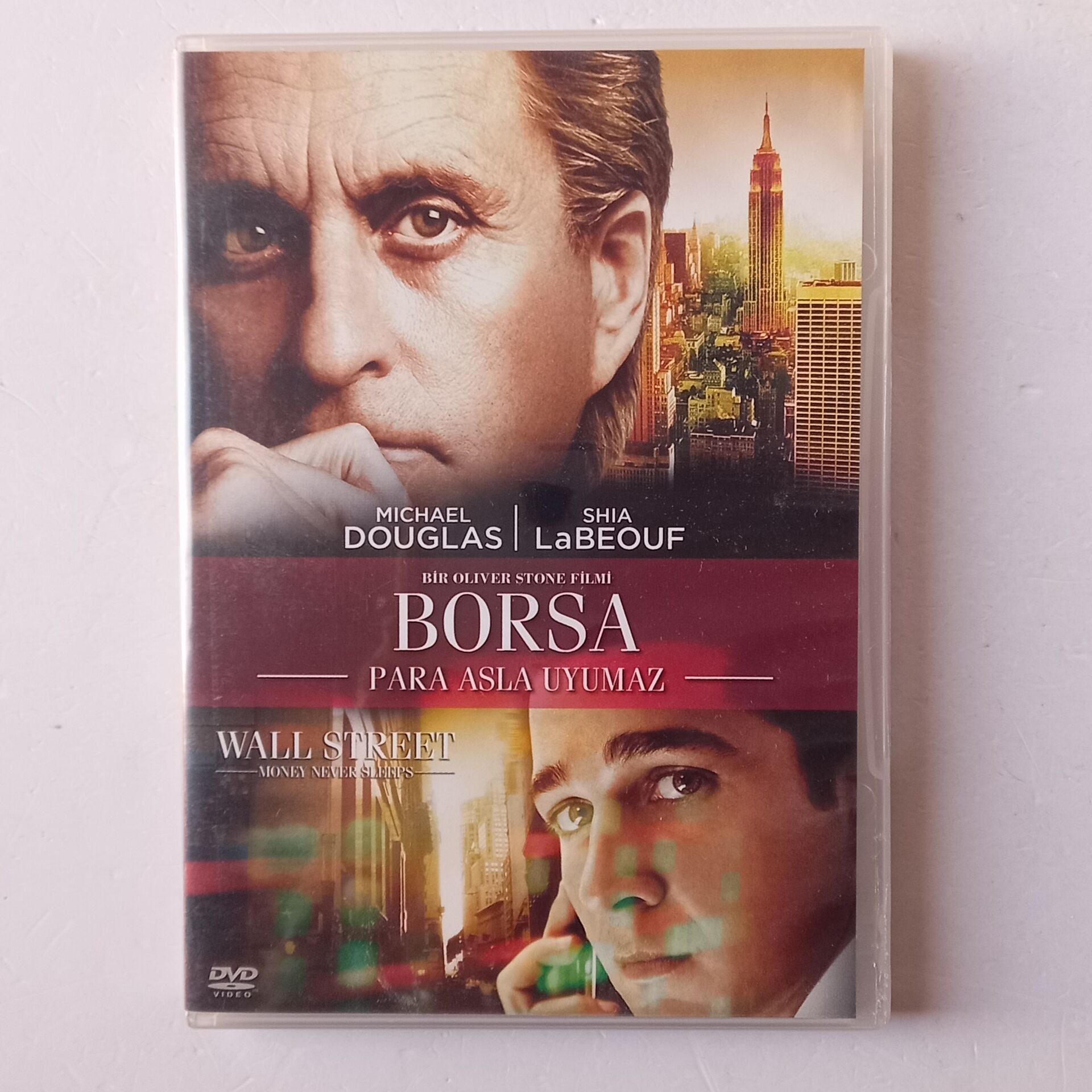 BORSA: PARA ASLA UYUMAZ / WALL STREET: MONEY NEVER SLEEPS - OLIVER STONE, MICHAEL DOUGLAS, SHIA LABEOUF - DVD 2.EL
