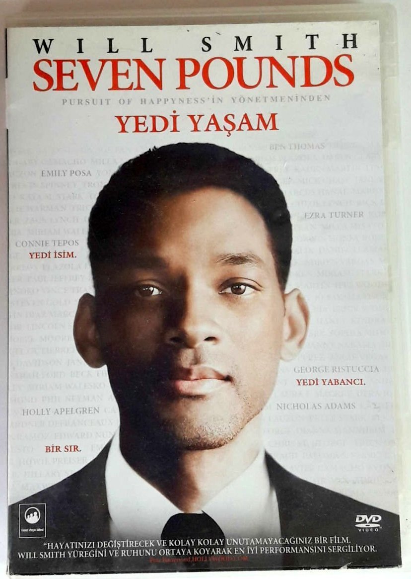 YEDİ YAŞAM - SEVEN POUNDS - WILL SMITH - GABRIELE MUCCINO - DVD SIFIR