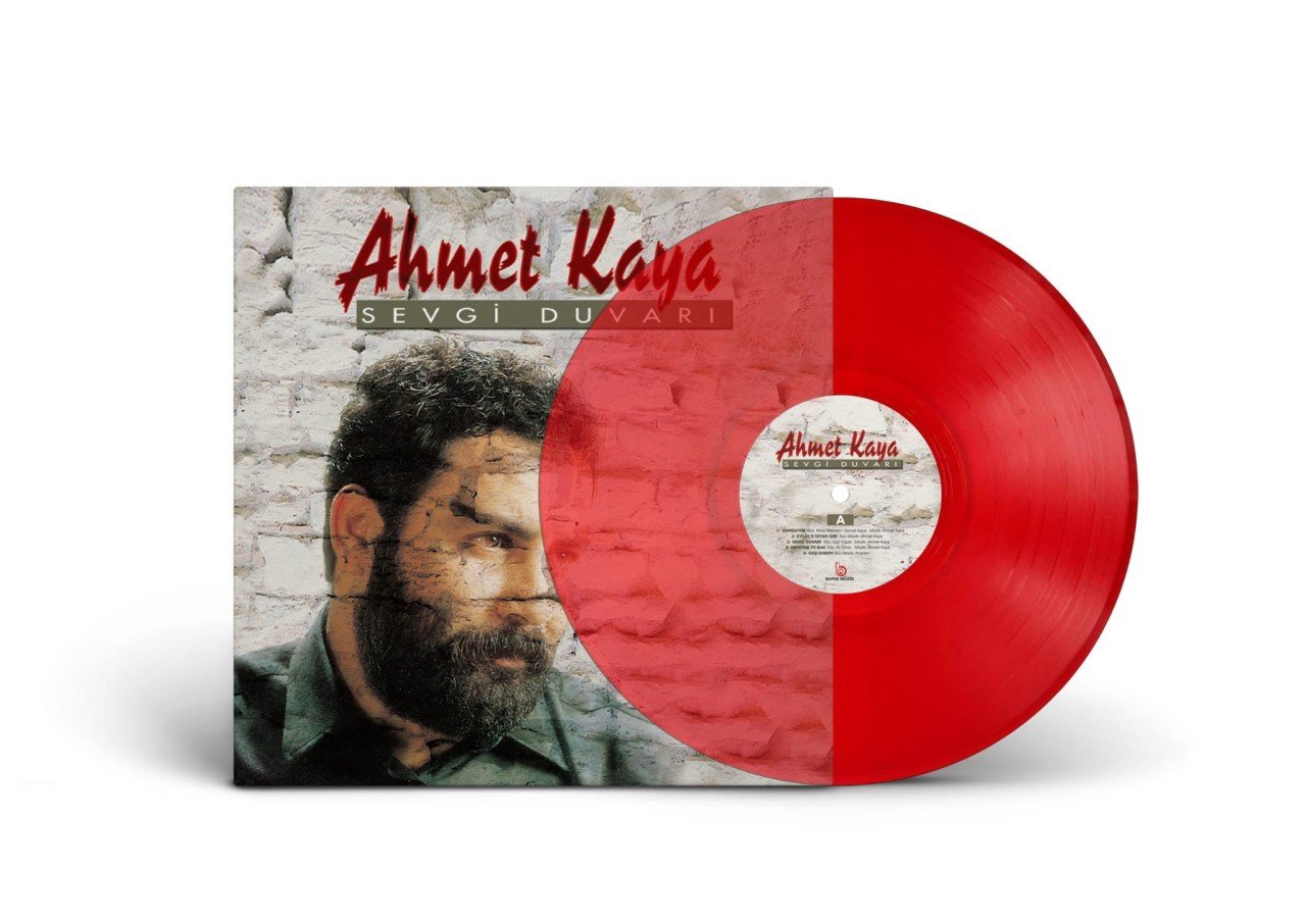 AHMET KAYA - SEVGİ DUVARI  (1990) - LP 2021 BASIM RENKLİ SIFIR PLAK