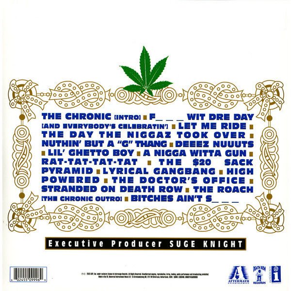 DR. DRE - THE CHRONIC (1992) - 2LP 2023 EDITION SIFIR PLAK
