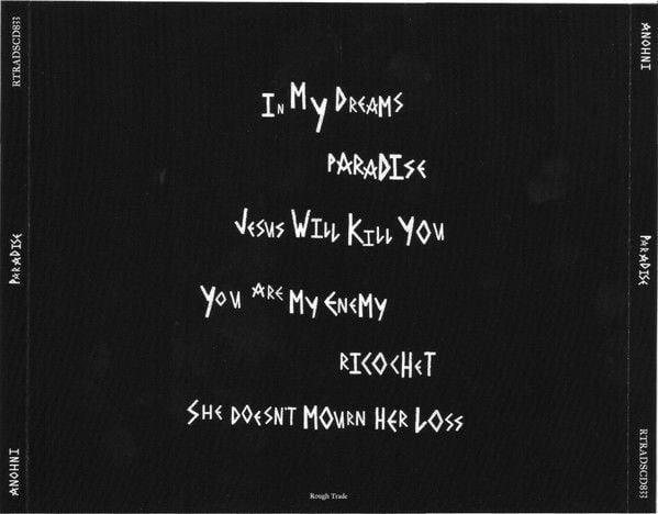 ANOHNI – PARADISE (2017) CD EP JEWEL CASE SIFIR