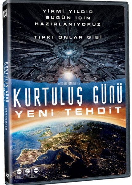 KURTULUŞ GÜNÜ YENİ TEHDİT - INDEPENDENCE DAY RESURGENCE - LIAM HEMSWORTH - JEFF GOLDBLUM - BILL PULLMAN - DVD 2.EL