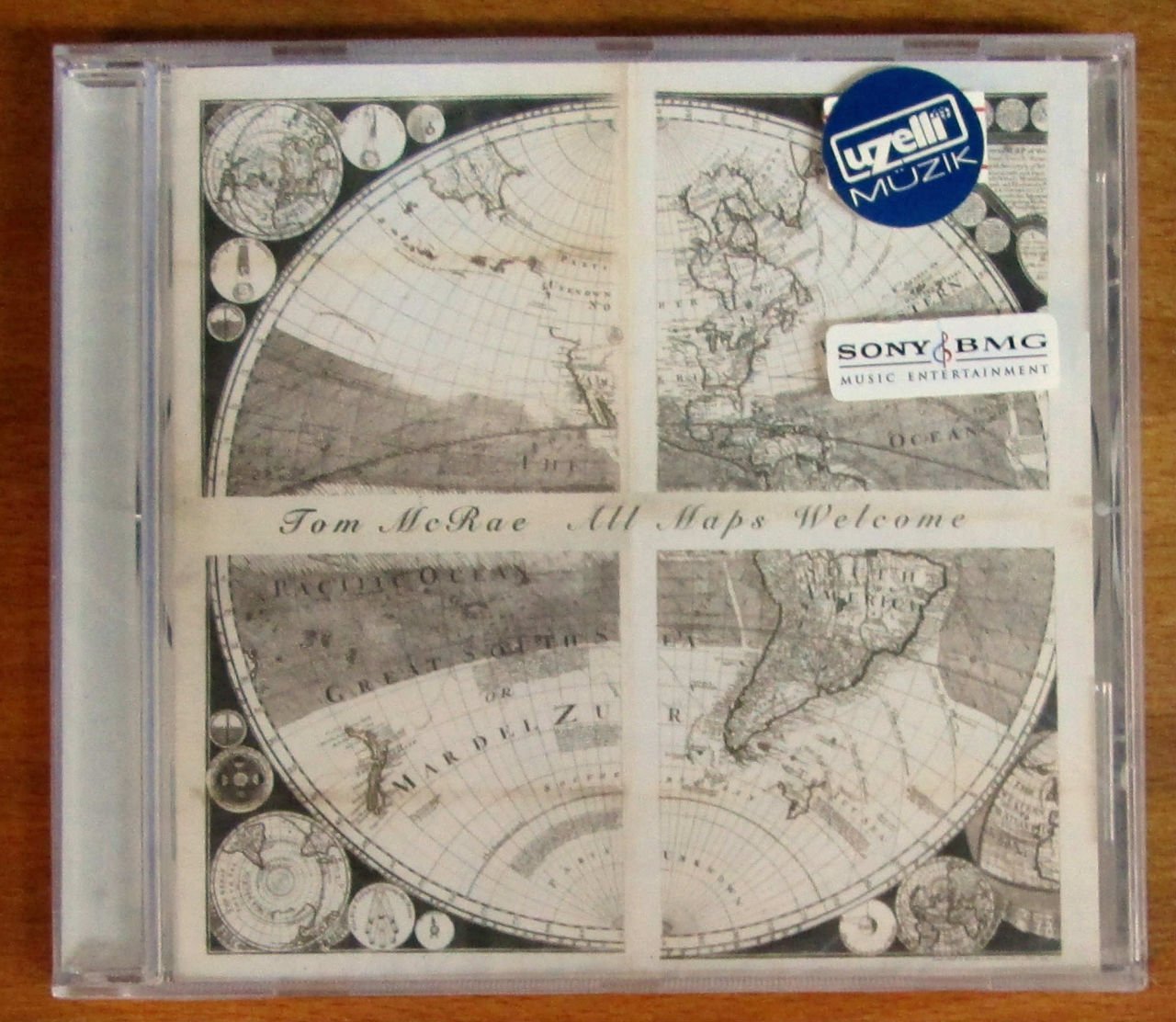 TOM MCRAE - ALL MAPS WELCOME CD SIFIR