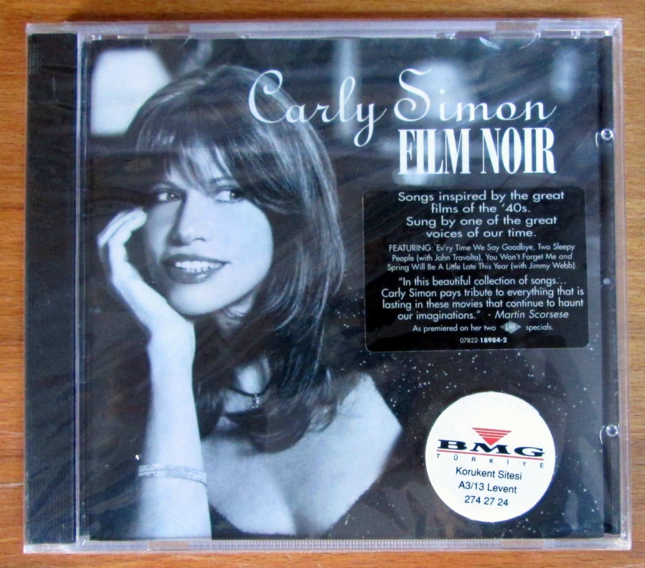 CARLY SIMON - FILM NOIR (1997) - CD SIFIR