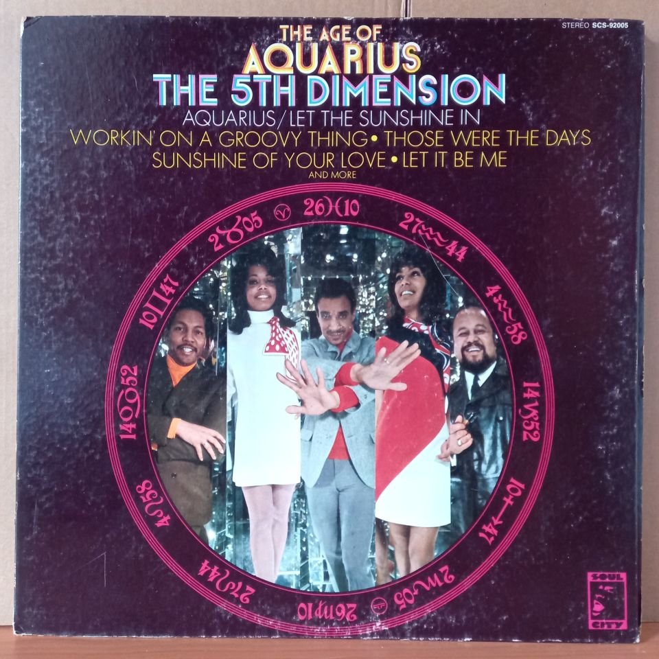 THE 5TH DIMENSION – THE AGE OF AQUARIUS (1969) - LP 2.EL PLAK