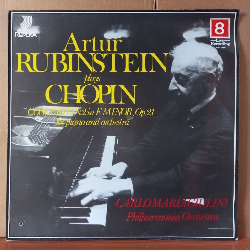 ARTHUR RUBINSTEIN PLAYS CHOPIN – CONCERTO N. 2 IN F MINOR, OP. 21 (1981) - LP 2.EL PLAK