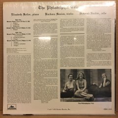MOZART PIANO TRIOS THE PHILADELPHIA TRIO 1982 SIFIR PLAK