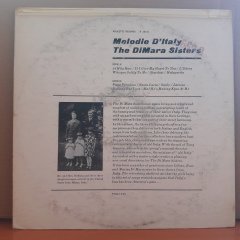 THE DiMARA SISTERS - MELODIE D'ITALY - LP 2.EL PLAK