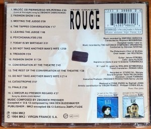 TROIS COULEURS ROUGE / ZBIGNIEW PREISNER (1994) - CD 2.EL