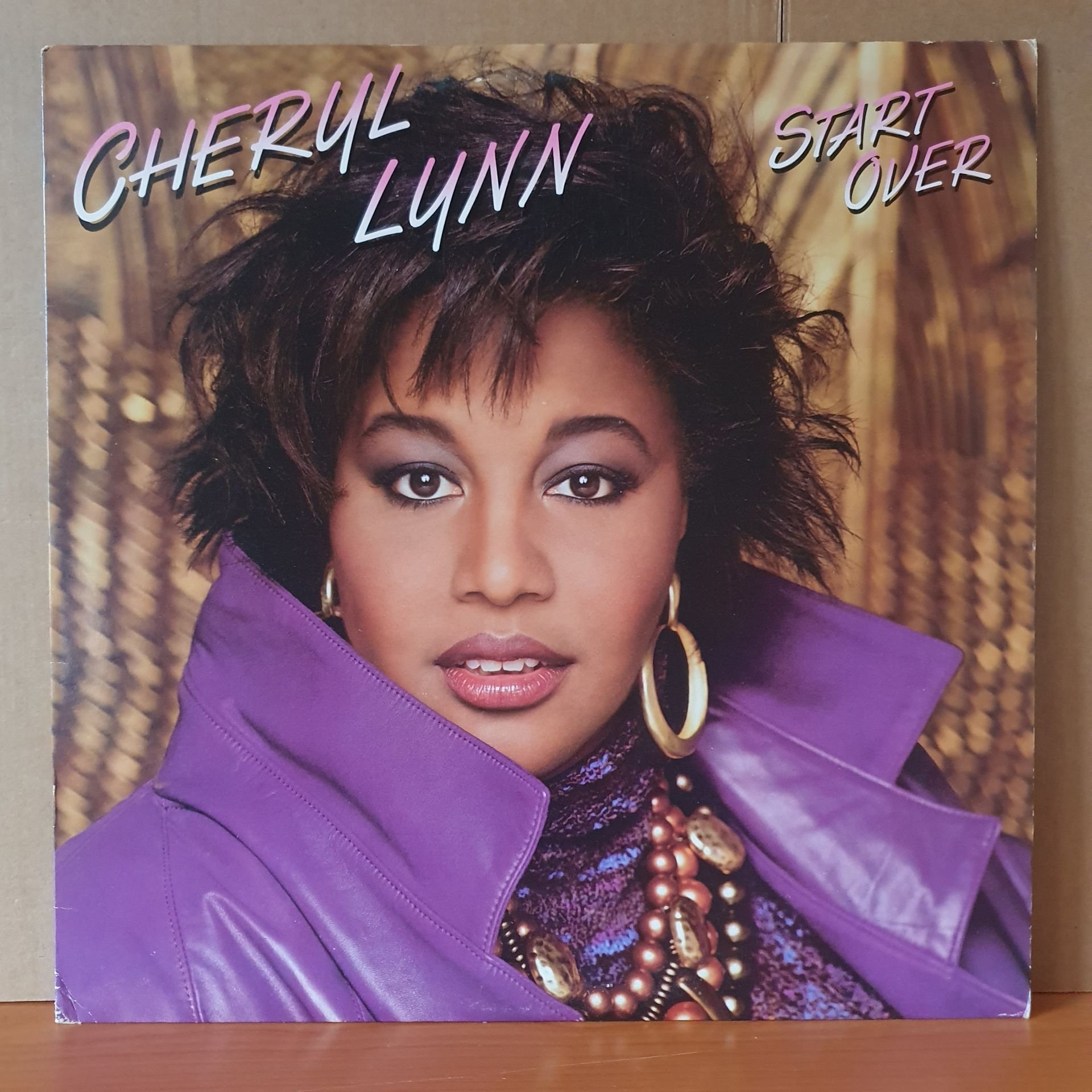 CHERYL LYNN - START OVER (1987) - LP 2.EL PLAK