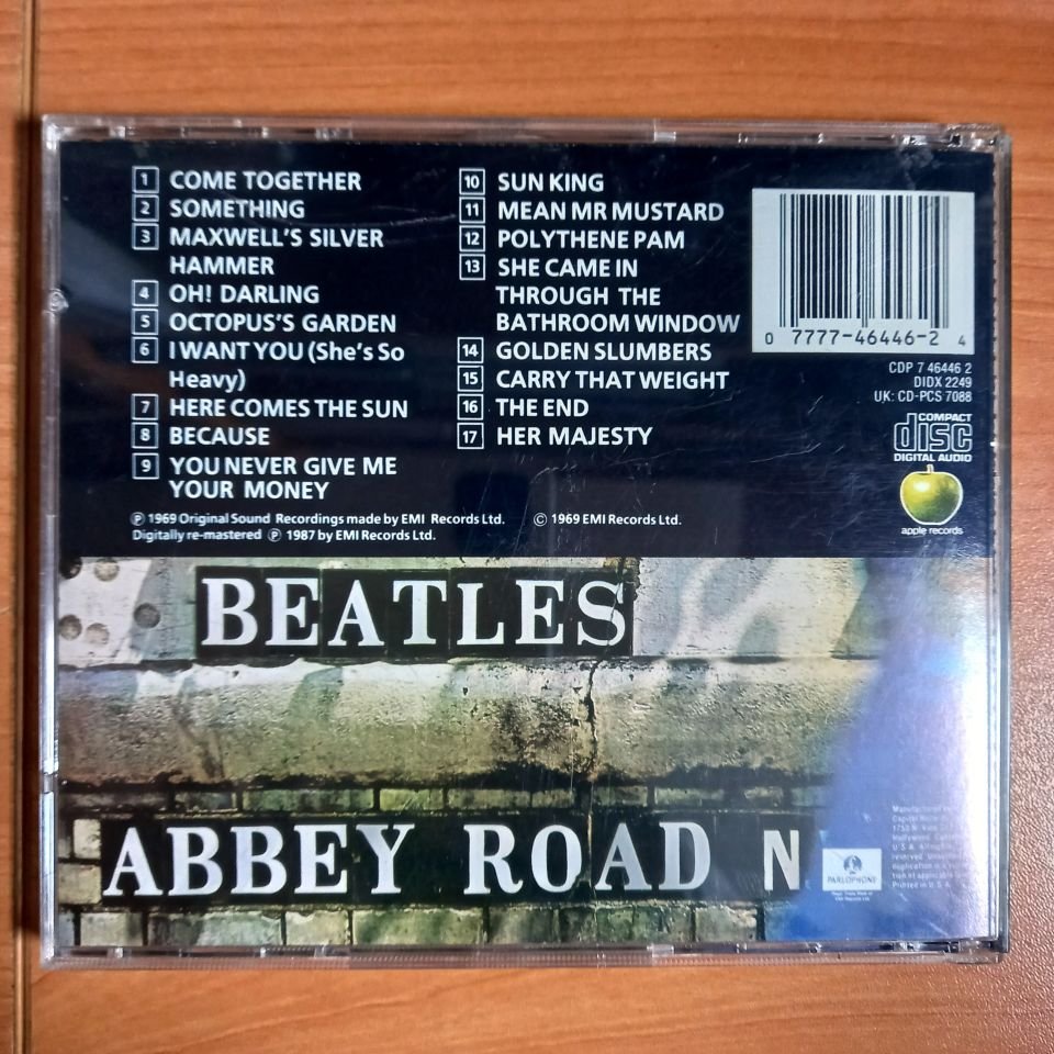 THE BEATLES – ABBEY ROAD (1969) - CD 1987 REMASTERED REISSUE 2.EL