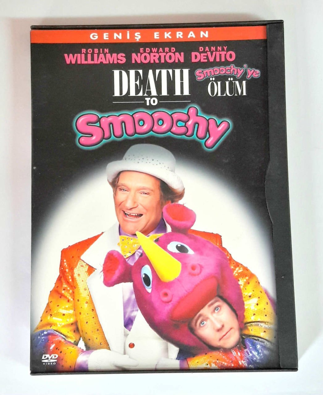 SMOOCHY'YE ÖLÜM - DEATH TO SMOOCHY - ROBIN WILLIAMS - EDWARD NORTON - DANNY DeVITO - DVD 2.EL