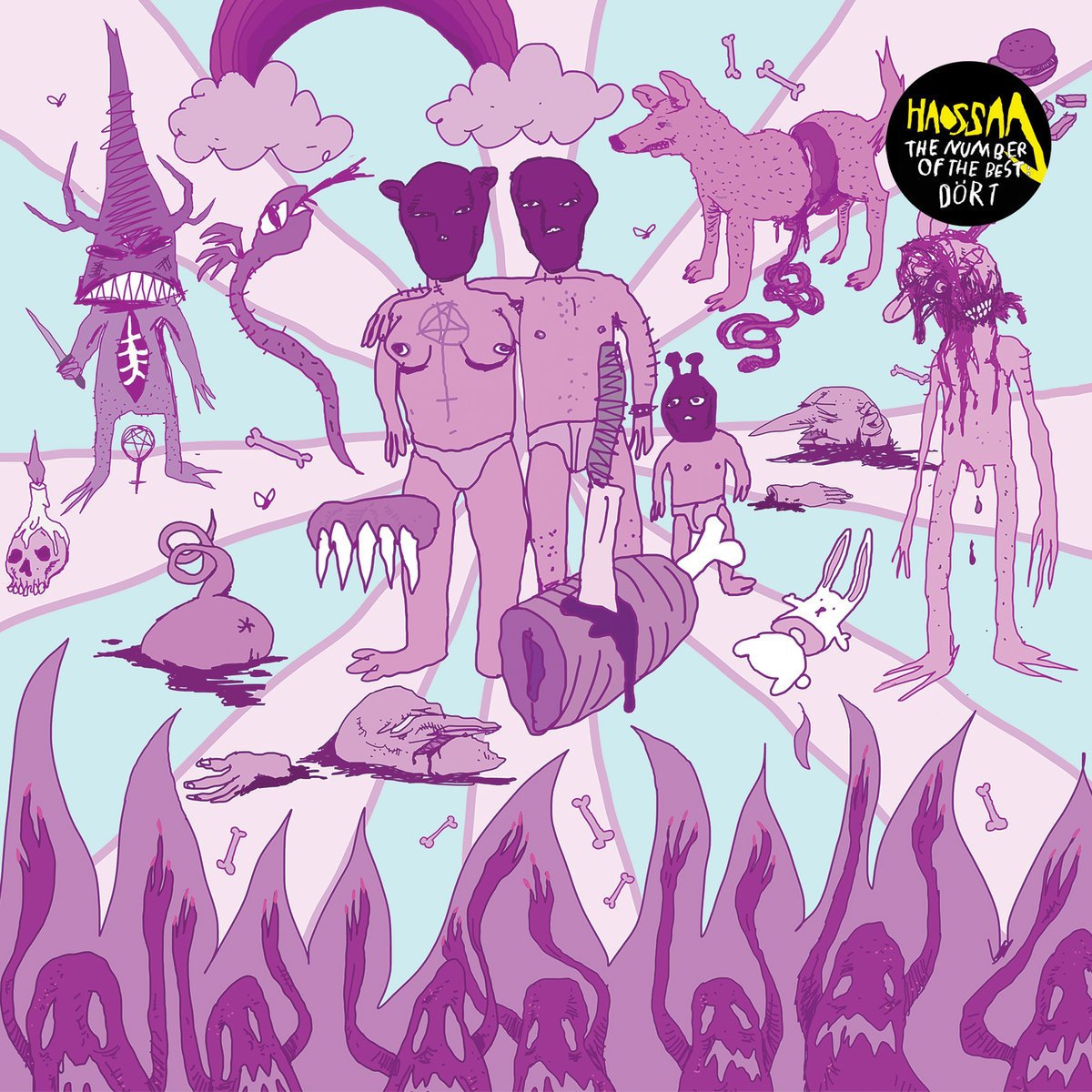 HAOSSAA - THE NUMBER OF THE BEST: DÖRT (2018) - LP SIFIR