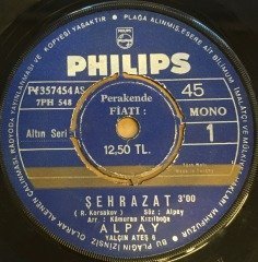 ALPAY - ŞEHRAZAT / BEKLEYİŞ 7'' 45 DEVİR