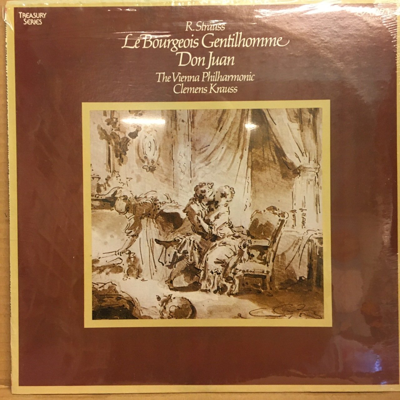 STRAUSS LE BORGEOIS GENTILHOMME DON JUAN. VIENNA PHIL. CLEMENS KRAUSS 1980 SIFIR PLAK