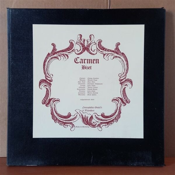 CARMEN: BIZET / AUFGENOMMEN 1908 - 3LP BOX SET 2.EL PLAK