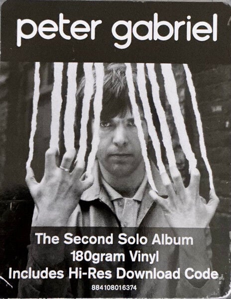 PETER GABRIEL - PETER GABRIEL 2 / SCRATCH (1978) - LP 180GR  HALFSPEED REMASTER 2016 EDITION SIFIR PLAK
