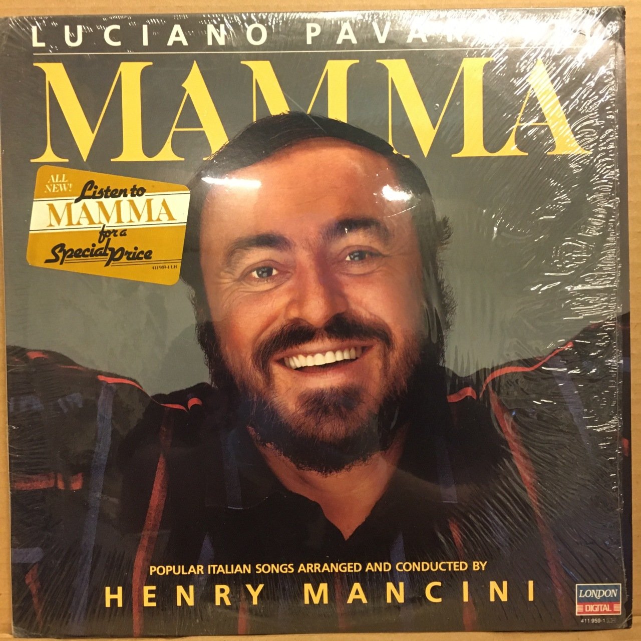 LUCIANO PAVAROTTI - MAMMMA CONTUCTED HENRY MANCINI 19842.EL PLAK