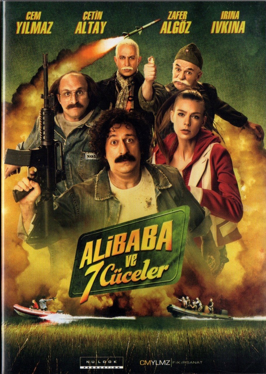 ALİBABA VE 7 CÜCELER - CEM YILMAZ - ÇETİN ALTAY - ZAFER ALGÖZ - DVD 2.EL