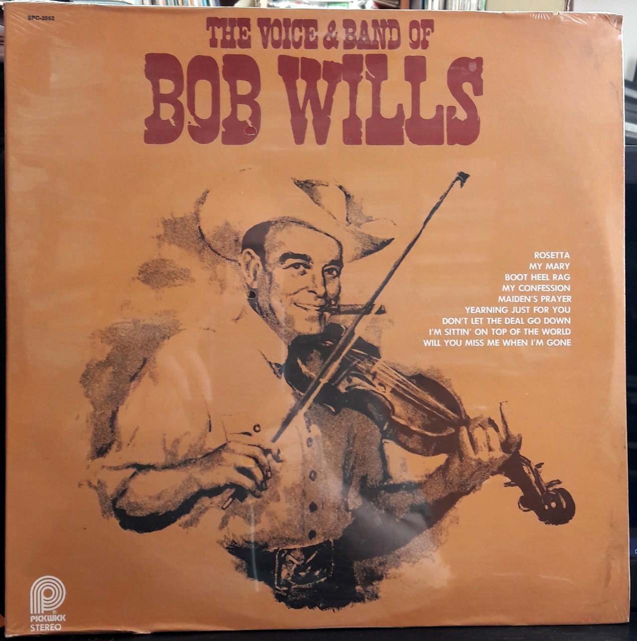 BOB WILLS - THE VOICE & BAND OF (1978) - PLAK SIFIR