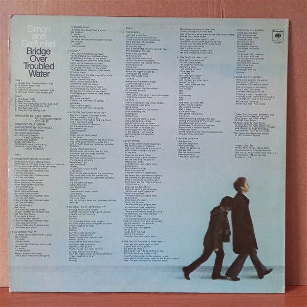 SIMON AND GARFUNKEL – BRIDGE OVER TROUBLED WATER (1970) - LP 2.EL PLAK