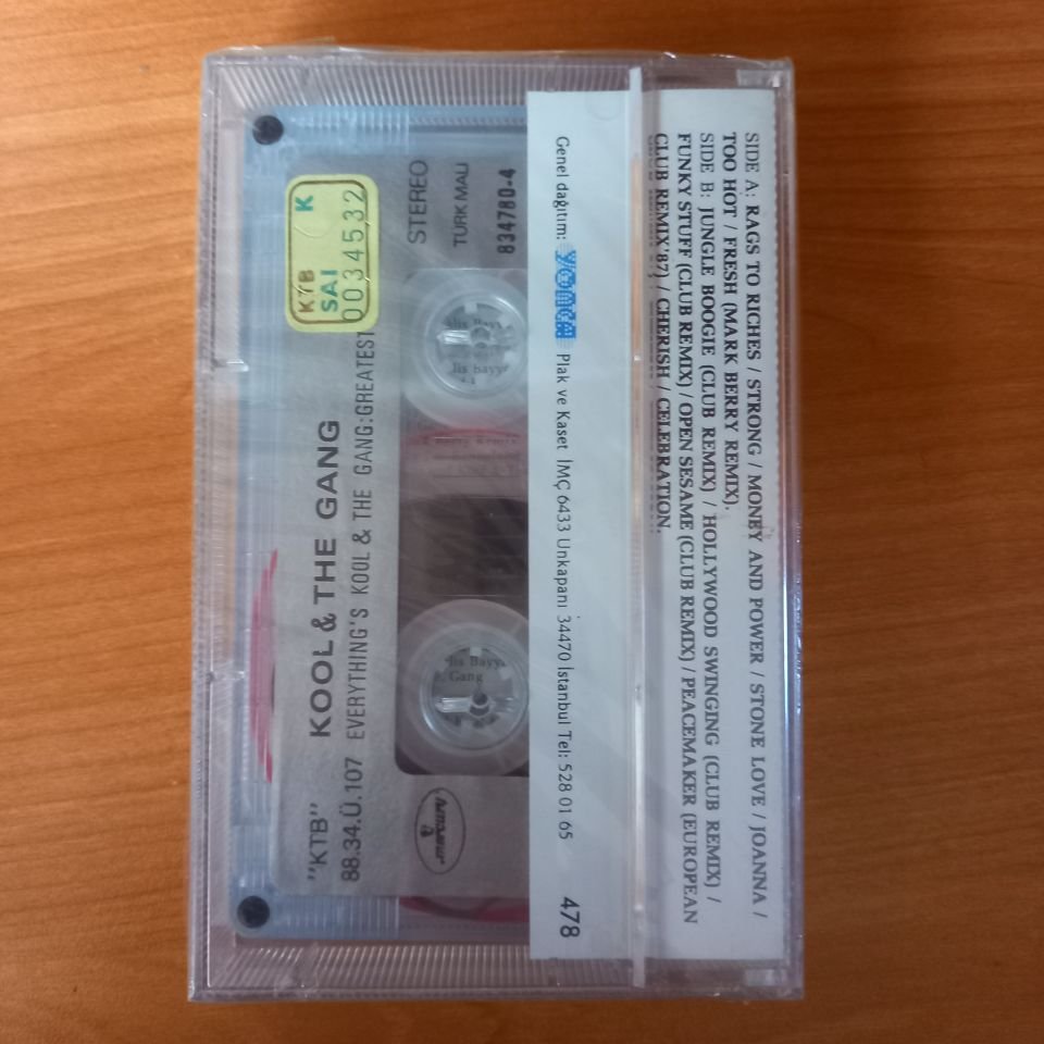 KOOL & THE GANG - EVERYTHING'S KOOL & THE GANG: GREATEST HITS & MORE (1988) - KASET AMBALAJINDA SIFIR