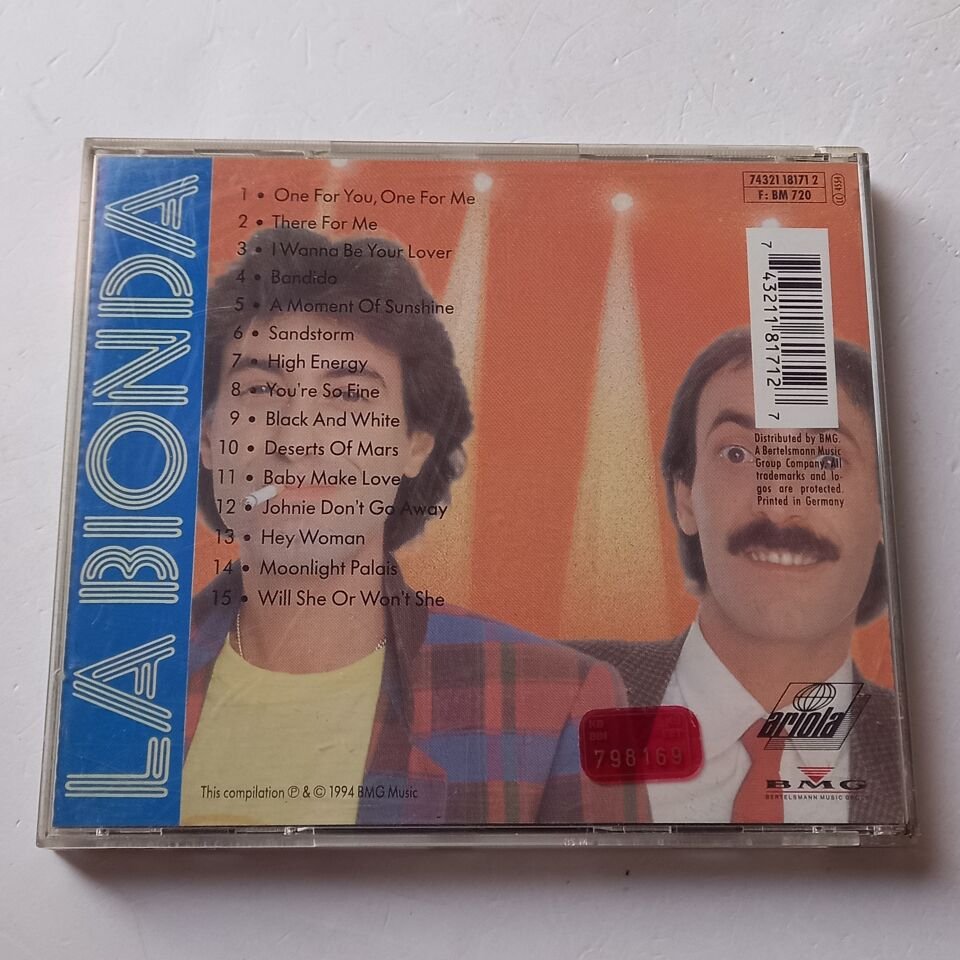 LA BIONDA – THE ★ COLLECTION (1987) - CD 1994 REISSUE 2.EL