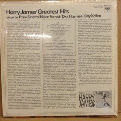 HARRY JAMES - GREATEST HITS - FRANK SINATRA, HELEN FORREST... - LP 2.EL PLAK