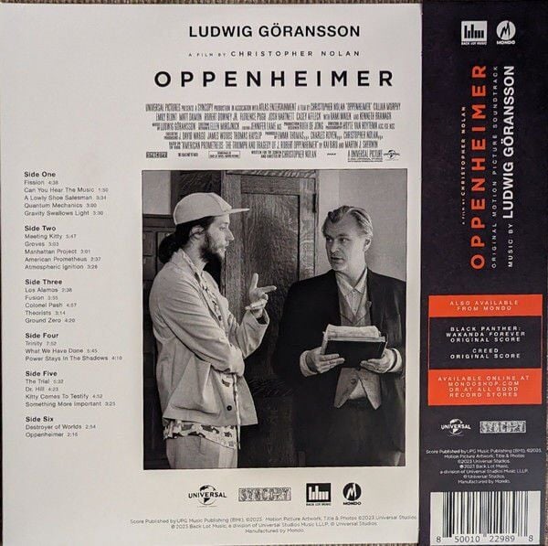 OPPENHEIMER - SOUNDTRACK / MUSIC BY LUDWIG GÖRANSSON (2023) - 3xLP COLOURED EDITION SIFIR PLAK