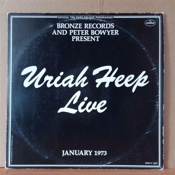 URIAH HEEP – LIVE (1973) - 2LP 2.EL PLAK