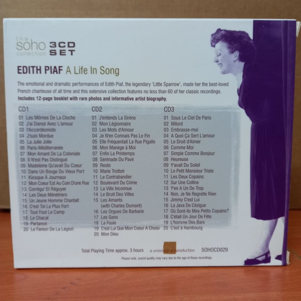 EDITH PIAF - A LIFE IN SONG (2004) - CD 2.EL