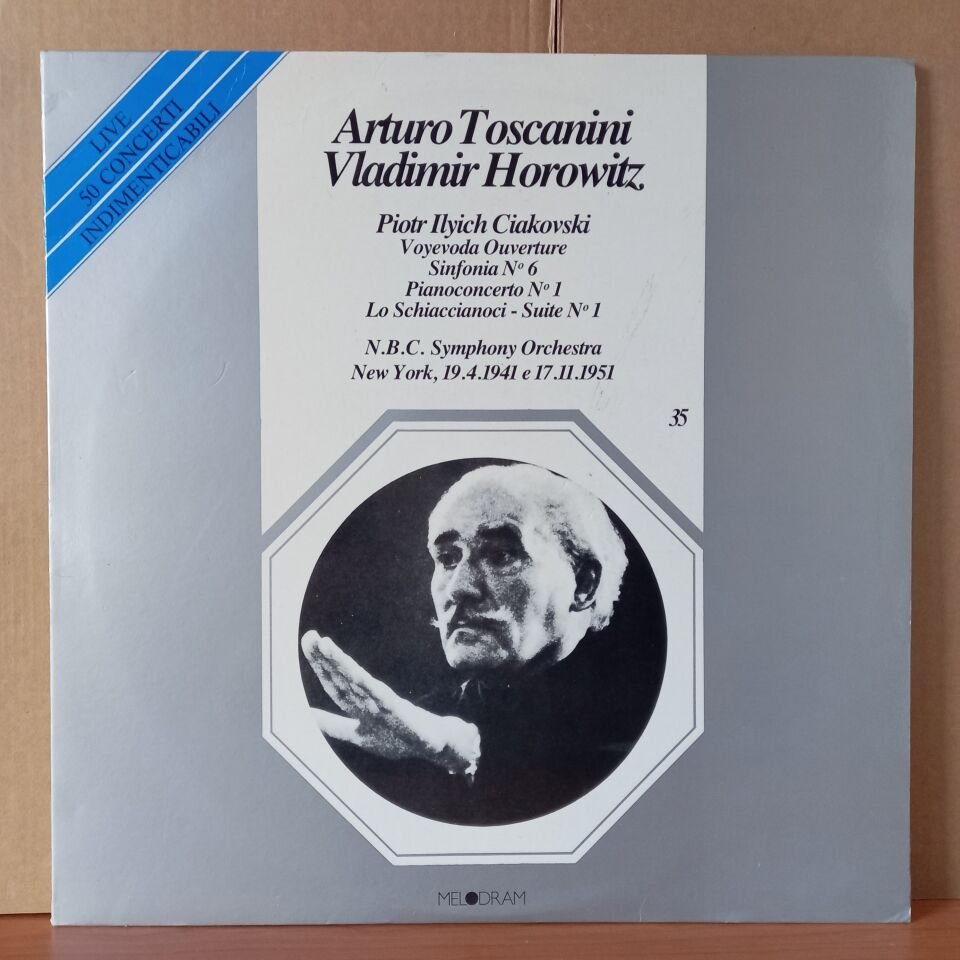 VLADIMIR HOROWITZ / ARTURO TOSCANINI / PIOTR ILYICH CIAIKOVSKI, N.B.C. SYMPHONY ORCHESTRA - 2LP 2.EL PLAK